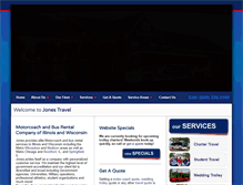 Tablet Screenshot of jonestravel.com